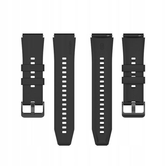 Spacecase Easy Band - Universal Λουράκι Σιλικόνης για Smartwatches (22mm) - Black (5905123404740)