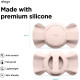 Elago Ribbon Pet Collar Case - Θήκη Premium Σιλικόνης Apple AirTag 2 / 1 για Κολάρο Κατοικιδίων - Sand Pink (EAT-RIBBON-PET-SPK)