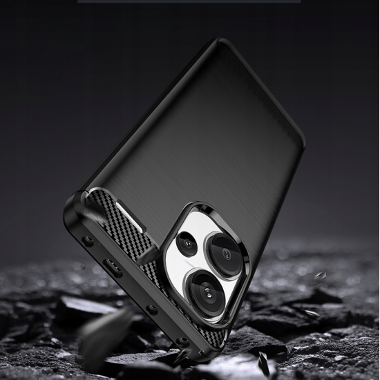 Θήκη Σιλικόνης - Xiaomi Redmi Note 13 Pro Plus - Spacecase Carbon - Black (5905719109080)