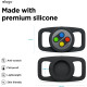 Elago W5 Pet Collar Case - Θήκη Premium Σιλικόνης Apple AirTag 2 / 1 για Κολάρο Κατοικιδίων - Black (EAT-W5-PET-BK)