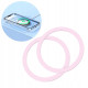 Joyroom JR-MAG-M3 Universal Metal Magnetic Ring - Αυτοκόλλητος Μεταλλικός Μαγνητικός Δακτύλιος MagSafe - 2 Τεμάχια - Pink (6941237199591)