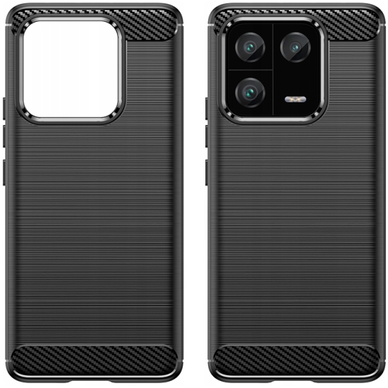 Spacecase Carbon - Θήκη Σιλικόνης - Xiaomi 13 Pro - Black (5905123475788)