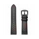 Spacecase Elegance - Universal Δερμάτινο Λουράκι για Smartwatches (20mm) - Black (5903943243853)