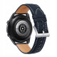 Spacecase Leather Strap - Universal Δερμάτινο Λουράκι για Smartwatches (20mm) - Blue (5903943243778)