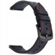 Spacecase Elegance - Universal Δερμάτινο Λουράκι για Smartwatches (22mm) - Navy Blue (5903943243914)