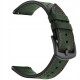 Spacecase Elegance - Universal Δερμάτινο Λουράκι για Smartwatches (20mm) - Green (5903943243884)