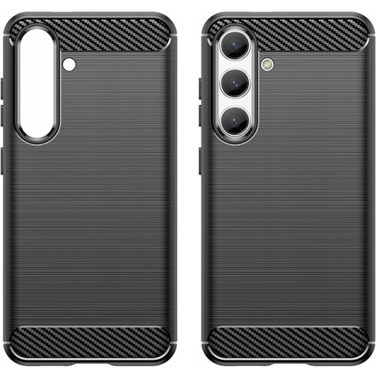 Θήκη Σιλικόνης - Samsung Galaxy S24 - Spacecase Carbon - Black (5905719107017)