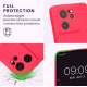 KWmobile Soft Slim Flexible Rubber Cover with Camera Protector - Θήκη Σιλικόνης Xiaomi 13T / 13T Pro με Πλαίσιο Κάμερας - Neon Pink (KWM000020IU005C)