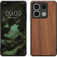 Σκληρή Ξύλινη Θήκη με TPU Bumper - Xiaomi Redmi Note 13 5G - KWmobile Wood Case with TPU Bumper - Walnut / Brown (KWM000020LO001C)