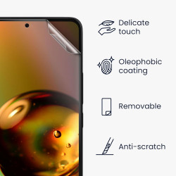 KWmobile Crystal Clear Screen Protector - Μεμβράνη Προστασίας Οθόνης - Xiaomi 13T / 13T Pro - 3 Τεμάχια - Transparent (KWM000020IX001C)