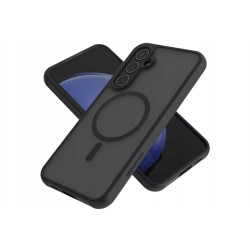 Spacecase Hybrid MagSafe - Σκληρή Ημιδιάφανη Θήκη MagSafe - Samsung Galaxy S23 FE - Black (5905719107130)