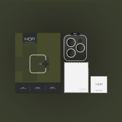 Hofi Camring Pro+ Αντιχαρακτικό Γυαλί Προστασίας για Φακό Κάμερας - Apple iPhone 15 Pro / 15 Pro Max - Titanium (5906302308125)