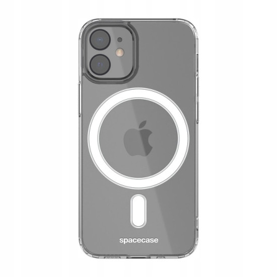 Spacecase Clear MagSafe - Σκληρή Διάφανη Θήκη MagSafe - Apple iPhone 12 mini - Transparent (5903943225460)