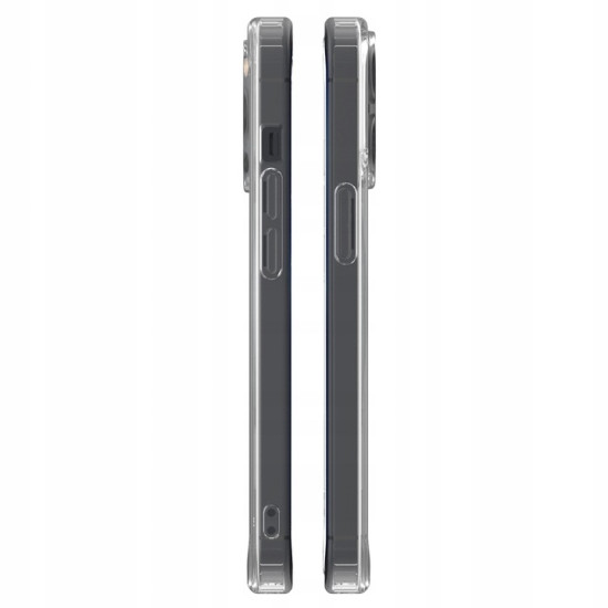 Spacecase Clear MagSafe - Σκληρή Διάφανη Θήκη MagSafe - Apple iPhone 12 / 12 Pro - Transparent (5903943225484)