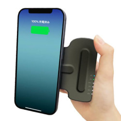 Veger SnapCam PowerBank - PowerBank 5.000 mAh με Ασύρματη Φόρτιση MagSafe 5W & Mαγνητική Λαβή Τηλεφώνου / Βάση με Χειριστήριο Bluetooth για Selfie - Black (W0569)