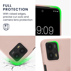 KWmobile Soft Flexible Rubber Cover - Θήκη Σιλικόνης Motorola Moto G13 / G23 - Dusty Pink (60842.10)
