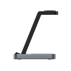 Tech-Protect A26 3 in 1 Wireless Charger - Βάση Ασύρματης Φόρτισης για Smartphone / Airpods & Galaxy Buds / Apple Watch - 15W - Black (9490713934487)