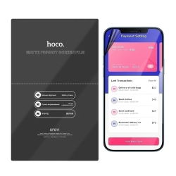 Hoco Hydrogel Pro Privacy Matte Screen Protector - Ματ Μεμβράνη Προστασίας Απορρήτου Οθόνης Samsung Galaxy M55 - 0.15 mm - Matte (HOCO-FRONT-PRM-002-207)