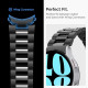 Spigen Modern Fit 316L - Λουράκι από Premium Ανοξείδωτο Ατσάλι - Samsung Galaxy Watch 6 44mm - Black (AMP06499)