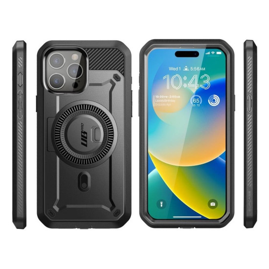 Θήκη Apple iPhone 15 Pro Max - Supcase Unicorn Beetle Pro Mag Ανθεκτική με MagSafe - Black (843439137080)