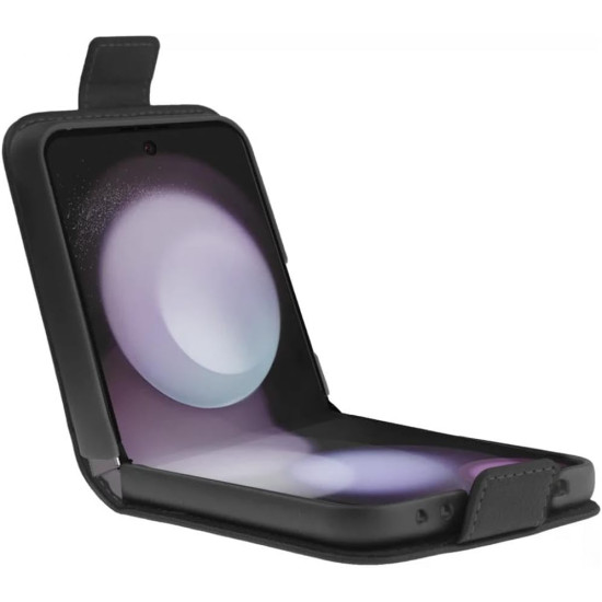 Rosso Element PU Θήκη Πορτοφόλι Samsung Galaxy Z Flip5 - Black (8719246418723)