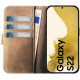 Rosso Elite - MagSafe Δερμάτινη Θήκη / Πορτοφόλι - Samsung Galaxy S22 5G - Light Brown (8719246440700)