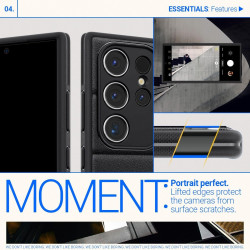 Ανθεκτική Θήκη Σιλικόνης - Samsung Galaxy S24 Ultra - Caseology Athlex - Active Black (ACS07322)