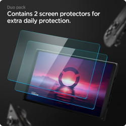 Spigen GLAS.tR Slim Premium Tempered Glass - Αντιχαρακτικό Γυαλί Οθόνης - Lenovo Legion Go - Clear - 2 Τεμάχια (AGL07413)