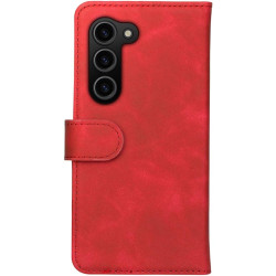 Rosso Element PU Θήκη Πορτοφόλι Samsung Galaxy S23 - Red (8719246377075)