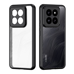 Premium Ημιδιάφανη Σκληρή Θήκη - Xiaomi 14 Pro - DuxDucis Aimo Series - Black (6934913024508)