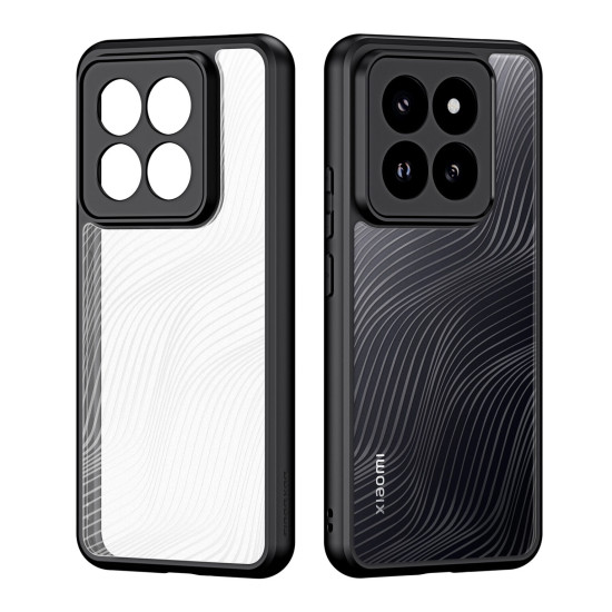 Premium Ημιδιάφανη Σκληρή Θήκη - Xiaomi 14 Pro - DuxDucis Aimo Series - Black (6934913024508)