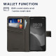 KWmobile Θήκη - Πορτοφόλι Google Pixel 7a - Cosmic Nature / Galaxy Tree Meadow / Blue / Grey / Black (61882.01)