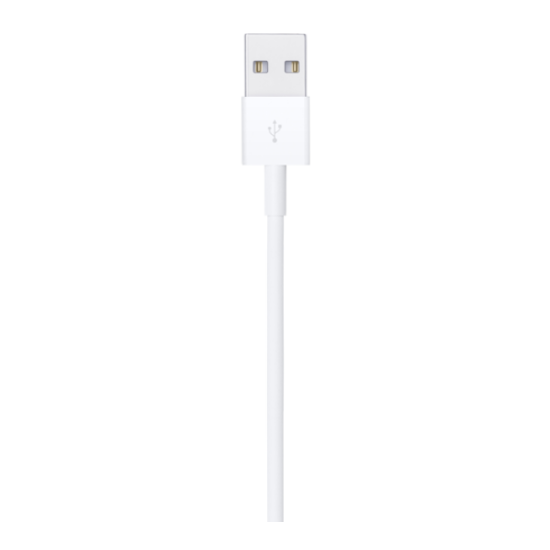 Official Apple Data Cable New - Καλώδιο Φόρτισης και Μεταφοράς Δεδομένων USB-A σε Lightning - 100cm - 12W - White (MUQW3ZM/A)