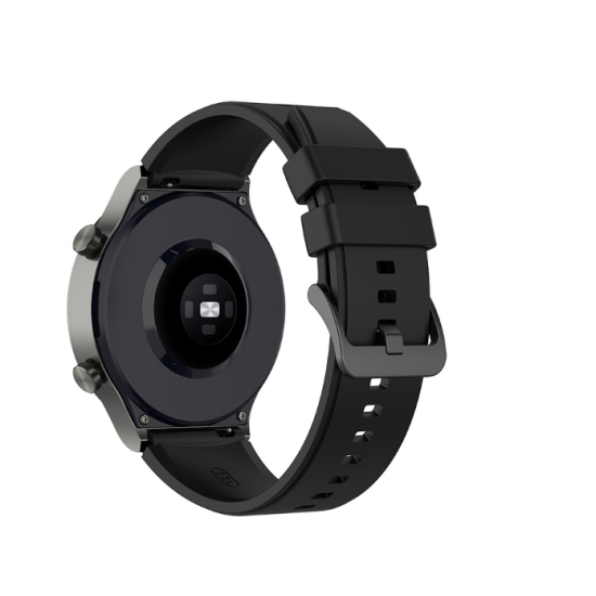 Spacecase Easy Band - Universal Λουράκι Σιλικόνης για Smartwatches (20mm) - Black (5905123404627)