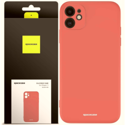 Spacecase Silicone Case - Θήκη Σιλικόνης Apple iPhone 11 - Red (5905123440366)