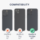 Θήκη Apple iPhone 15 Pro Max - KWmobile Σκληρή Διάφανη με TPU Bumper και Αποσπώμενο Λουράκι Λαιμού - Transparent / Black (62040.01)