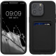Θήκη Apple iPhone 15 Pro Max - KWmobile Σιλικόνης με Υποδοχή για Κάρτα - Black (62020.01)
