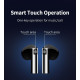 Recci REP-W36 Wandering Planet TWS Earbuds - Ασύρματα Ακουστικά Bluetooth με Θήκη Φόρτισης - Grey (6955482512692)