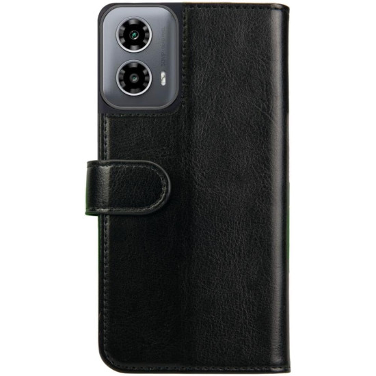 PU Θήκη Πορτοφόλι - Motorola Moto G34 - Rosso Element - Black (8719246443589)