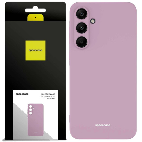 Θήκη Σιλικόνης - Samsung Galaxy A35 - Spacecase Silicone Case - Lilac (5905719108502)