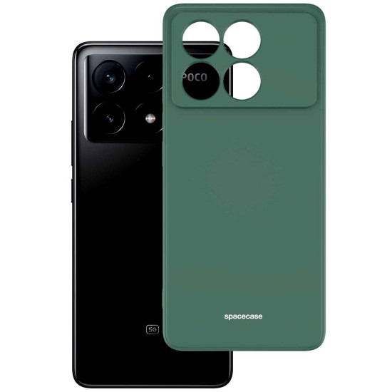 Θήκη Σιλικόνης - Xiaomi Poco X6 Pro - Spacecase Silicone Case - Dark Green (5905719107772)