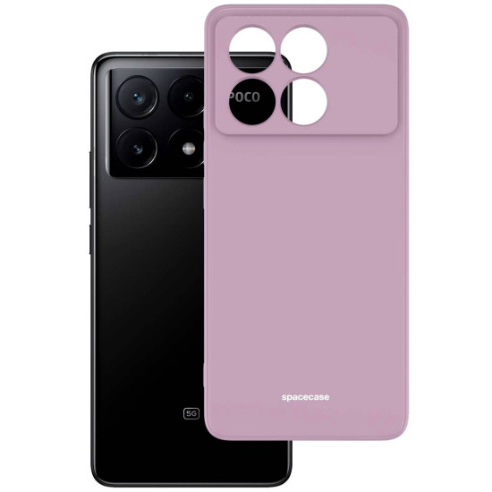 Θήκη Σιλικόνης - Xiaomi Poco X6 Pro - Spacecase Silicone Case - Lilac (5905719107796)