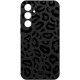 Θήκη Σιλικόνης - Samsung Galaxy A55 - HappyCase - Leopard Black Print (8719246449727)