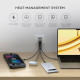 Satechi 145W USB-C Travel Charger - Ταχυφορτιστής Ταξιδιού με Βύσματα EU / US / UK / AU και 4 Θύρες Type-C - 145W - Space Gray (ST-W145GTM)