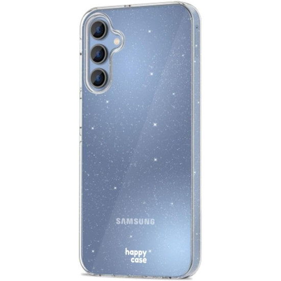 Διάφανη Θήκη Σιλικόνης - Samsung Galaxy A15 - HappyCase - Glitter Print (8719246446528)