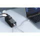 Mcdodo 4in1 70W GaN Surge Protection Power Strip EU - Μονόπριζο με 1 x Υποδοχή AC με Καλώδιο 150cm / Ταχυφορτιστής με 1 x USB-A / 2 x Type-C - 70W - Black (CH-4620)