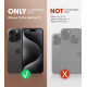 Θήκη Apple iPhone 15 Pro Max - Supcase Unicorn Beetle Pro Ανθεκτική - Clear (843439137066)