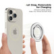 Tech-Protect MMR300 MagSafe Phone Ring - Μαγνητικό MagSafe Δαχτυλίδι / Βάση Στήριξης για Smartphone / Κινητά με Επιπλέον Αυτοκόλλητο Δακτύλιο MagSafe - Silver (5906302308798)