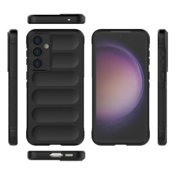 Techsuit Magic Shield - Θήκη Σιλικόνης Samsung Galaxy S23 FE - Black (5949419115125)