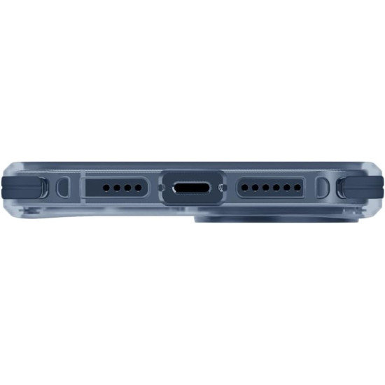 Uniq Combat MagClick - Ανθεκτική Ημιδιάφανη MagSafe Θήκη - Apple iPhone 15 Pro - Smoke Blue (UNIQ-IP6.1P(2023)-COMAFMSBU)